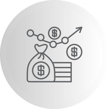 Pazarlama simgesi vektör illüstrasyon tasarımı