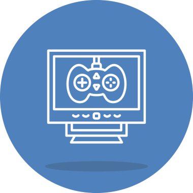 Oyun Ağı simgesinin vektör illüstrasyonu