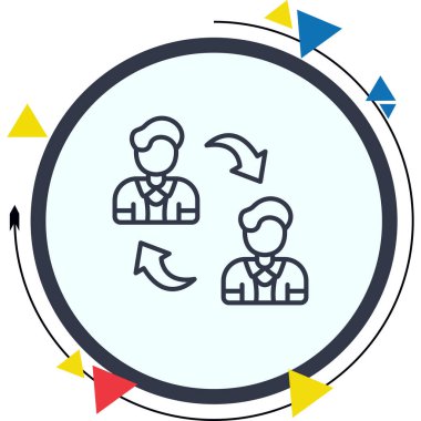 Modern Dengelenmiş Marka Vektörü Sembolünü Değiştir