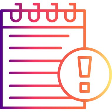 Risk simgesi vektör illüstrasyon tasarımı