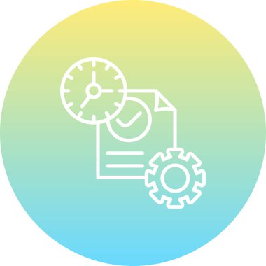 Zaman Yönetimi Profesyonel Yenilikçi Düz Tasarım Düzeni