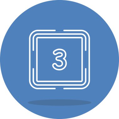 Üç Web simgesi vektör illüstrasyonu sayılıyor