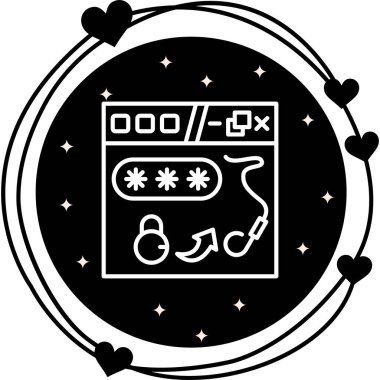 Web Sitesi Satır Simgesi, Basit Görüntü Beyaz Arkaplanda İzole Edildi