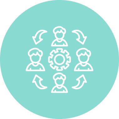 Takım çalışması Belirgin Temiz Damgalama Grafik ŞekliName