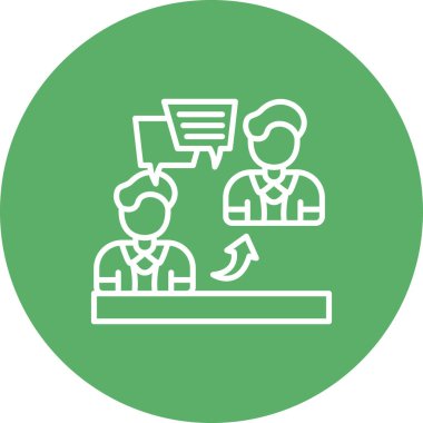 İletişim web simgesi vektör illüstrasyonu