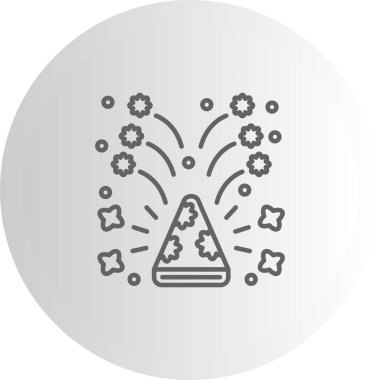 Kraker Havai fişekleri Temiz Sayısal Grafik Düzenlemesi