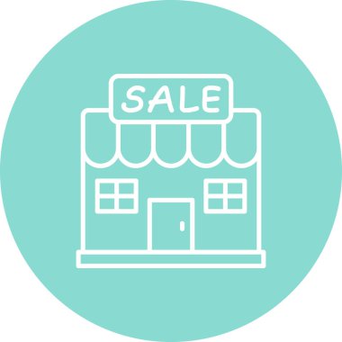 satış simgesi vektör illüstrasyon tasarımı