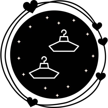 Askılar Premium Çağdaş Düz Vektör Özelliği