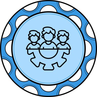 yönetim web simgesi vektör illüstrasyonu