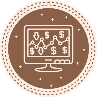 Pazarlama simgesi vektör illüstrasyon tasarımı