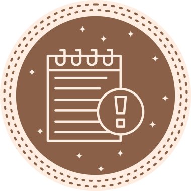 Risk simgesi vektör illüstrasyon tasarımı