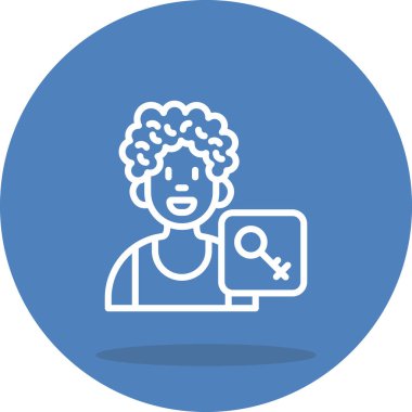 erkek avatar simgesi, vektör illüstrasyonu basit tasarım.