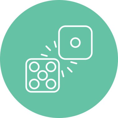 Domino web simge vektör çizim