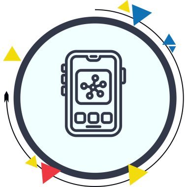 Mobil Ağ Profesyonel Temiz Kullanıcı Arayüzü Elemanı