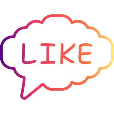 Çizgi Ağ ikonu vektör çizimi gibi