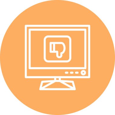 Web simgesi vektör illüstrasyonundan hoşlanmadım