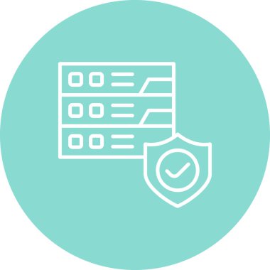 Güvenli Sunucu Eşsiz Düz Dijital Nesne Tasarımı