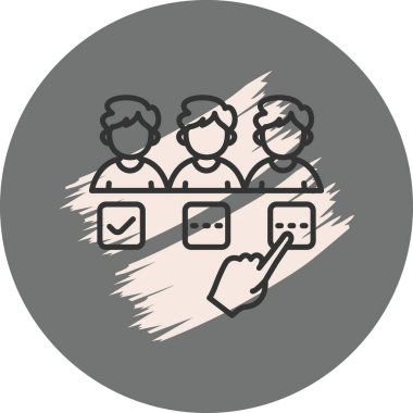 İşe alım web simgesi vektör illüstrasyonuName