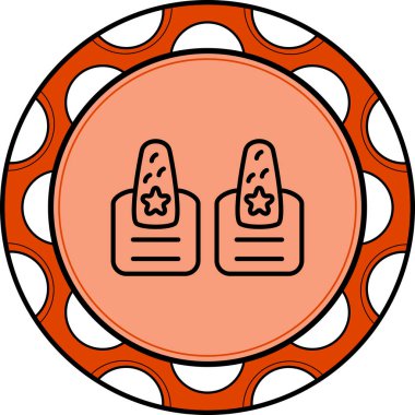 Çivi Polonya Çizgisi Düz Simgesi