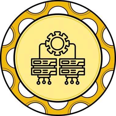 Bilişim Altyapısı Profesyonel Temiz Düz Grafik Özelliği