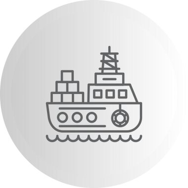 Gemi Asgari Yüksek Çözünürlüklü Vektör Düzeni