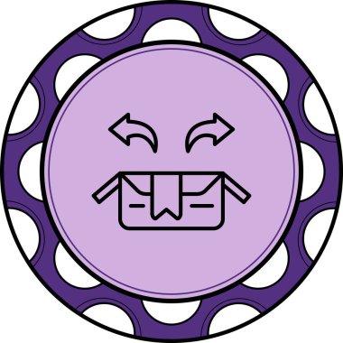 gönderme web simgesi vektör illüstrasyonu