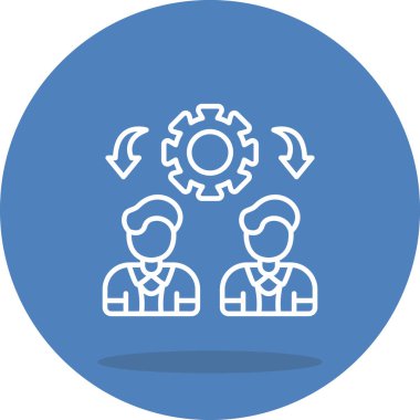 Skills web simgesi vektör çizimi