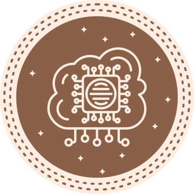 Kenarlık Hesaplama Satırı Simgesi, Vektör İllüstrasyonu