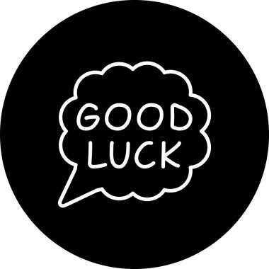 Konuşma balonu çizgisi simgesi, metin basit illüstrasyonlu web etiketi