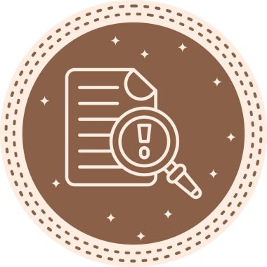 Risk simgesi vektör illüstrasyon tasarımı