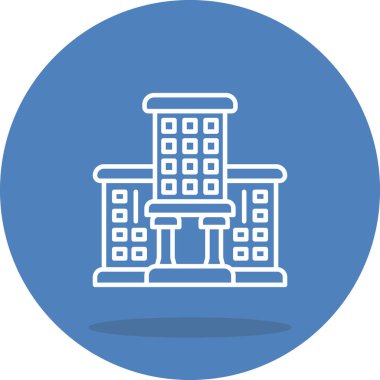 Üniversite ikon vektör çizimi tasarımı