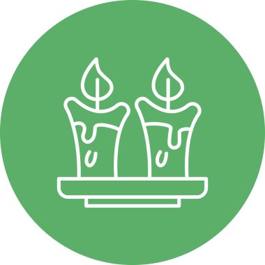 mum ağ ikonu vektör illüstrasyonu