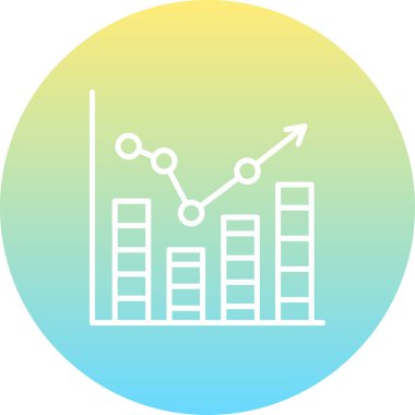 İlerleme web simgesi vektör illüstrasyonu