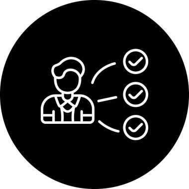 Skills web simgesi vektör çizimi