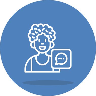 Kullanıcı Sohbeti Yenilikçi Modern Yaratıcı Grafik Özelliği