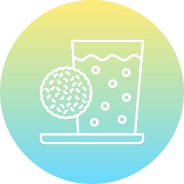 Kurabiye ve Süt Yüksek Kaliteli Özel Vektör Tasarımı