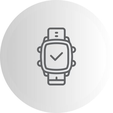 Akıllı Saat Kenesi Farklı Modern Dijital Tasarım Elemanı