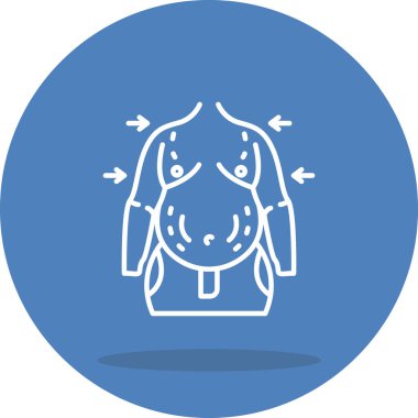 Yağ Cerrahisi Minimum Düz Yaratıcı Grafik Tasarımı