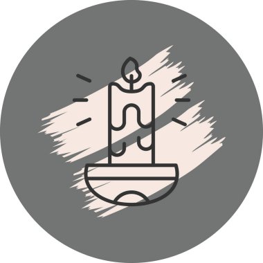 mum ağ ikonu vektör illüstrasyonu