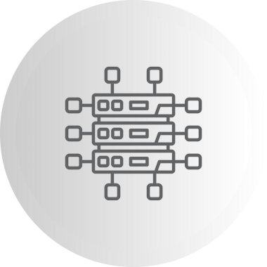 Veritabanı Yenilikçi Düz Ürün Tasarım Sembolü