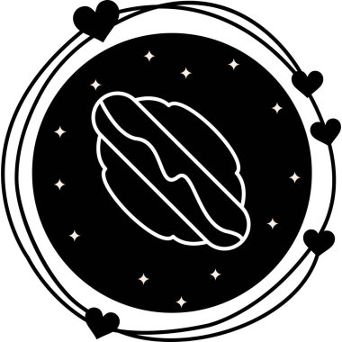 Hot Dog Yaratıcı Fonksiyonel Web Grafik Sembolü