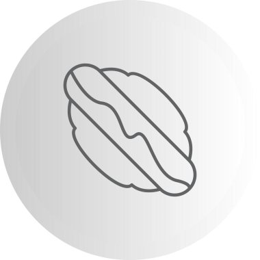 Hot Dog Gelişmiş İşlevsel Web Arayüzü Sembolü