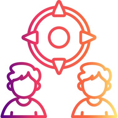 hedef web simge vektör çizim