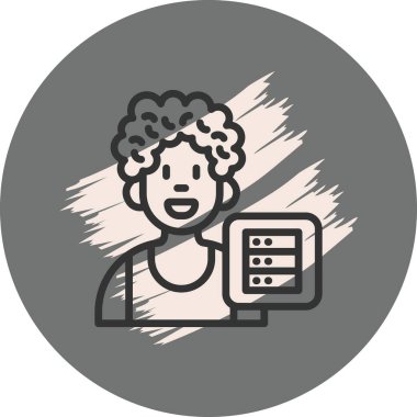 Kullanıcı Veritabanı Yüksek Kaliteli Özel Vektör Tasarımı