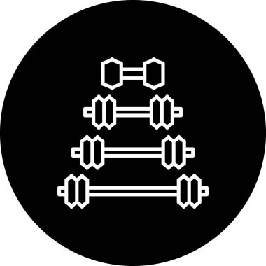 Dambıllar web simgelerinin vektör çizimi