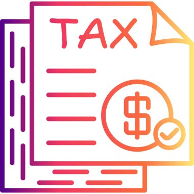 Ödenebilir Vergi Raporu Yüksek Kaliteli Modern Vektör Elemanı