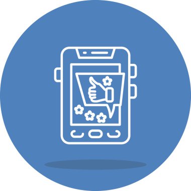 Simge vektör illüstrasyon tasarımını gözden geçir