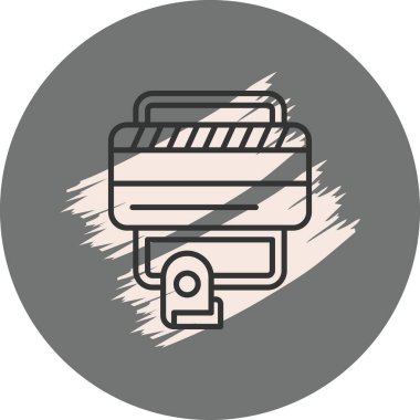 Çevrimiçi Ödeme web simgesi vektör çizimi