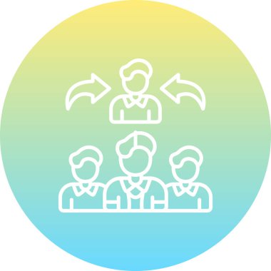 iş liderliği, web basit simgesi