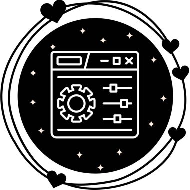 Kontrol Paneli Entellektüel Temiz Ürün Grafik Şekli